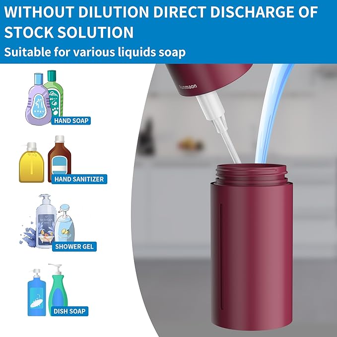 Automatic Soap Dispenser Touchless, Hands-Free, Long Battery Life, Compatible - Image 3
