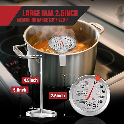 AWLKIM® 3 Pack Meat Thermometer - Image 5
