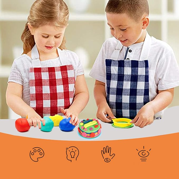 32-Piece Dough Tool Set for Kids – Dough Play Tools - Image 7