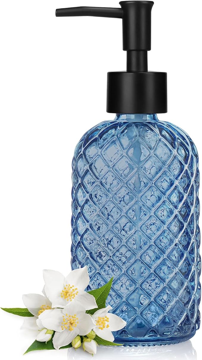 Topsky Gem Glass Soap Dispenser by HomeandKitchenNO1