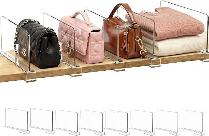 SortNStore Shelf Dividers Purse Organizer by SortNStore