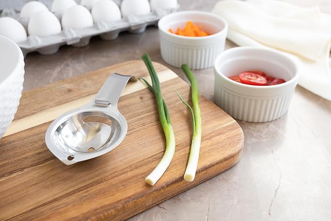Fox Run Stainless Steel Egg Yolk Separator - Image 2