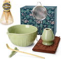 Matcha Whisk Set Ceramic Bowl Kit by MONOJOYGiveYouAEasierLife