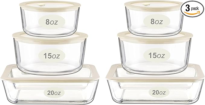 Urban Green Glass Food Container Set by LiveaLifeEasierandGreener