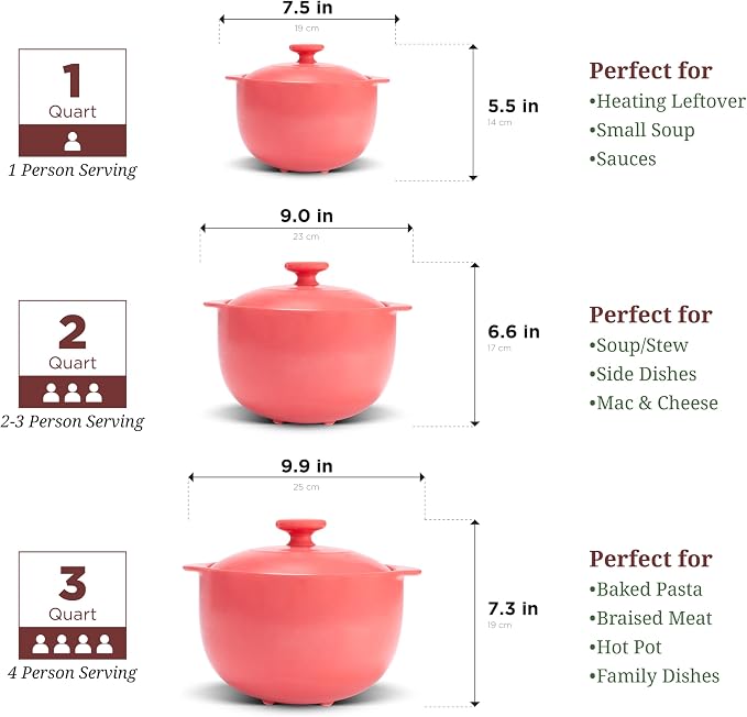 MINH LONG 1-Qt Porcelain Dutch Oven - Image 6