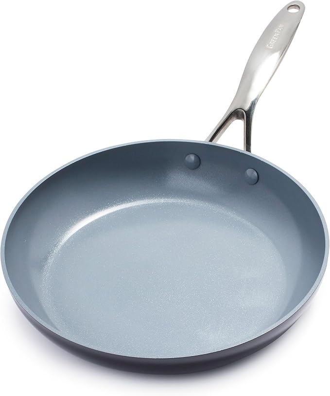 GreenPan Valencia Pro Ceramic Nonstick 11” Frying Pan Skillet, Hard Anodized by GreenPan