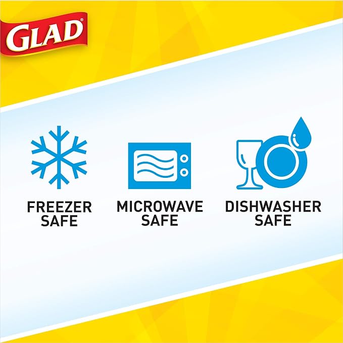 Glad GladWare to Go Lunch Food Storage Containers - Image 8
