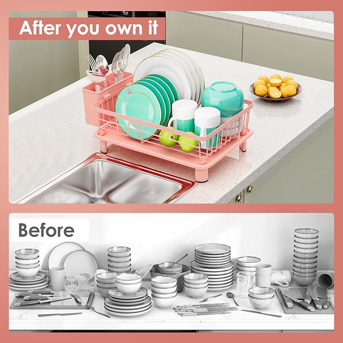 GAOKASE Dish Drying Rack, Stainless Steel-Dish Rack, Dish Racks - Image 5