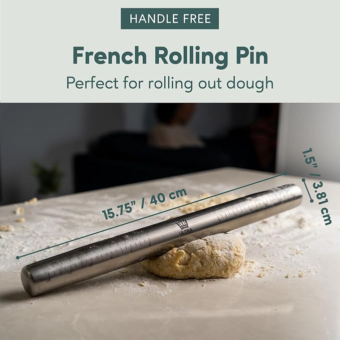 Ultra Cuisine French Rolling Pin - Image 3