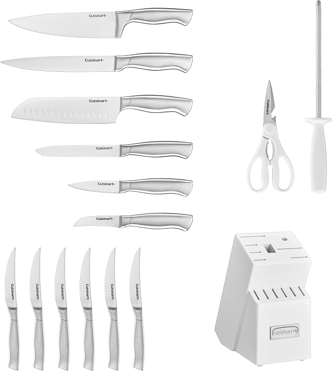 Cuisinart Professional Block Knife Set, Lightweight, Stainless Steel Durable & - Image 4