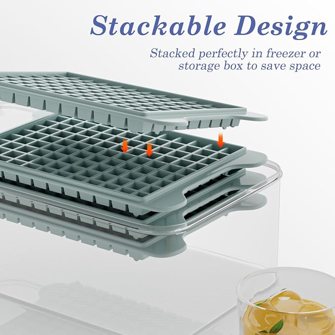 Mini Ice Cube Tray for Freezer: GGUW Nugget Ice Cube Tray - Image 4