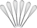 8 inch Mini Wire Whisk 6 Pack by Keewah