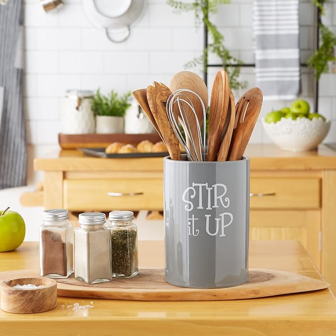 DII Kitchen Accessories Retro Collection Ceramics, Utensil Holder - Image 5