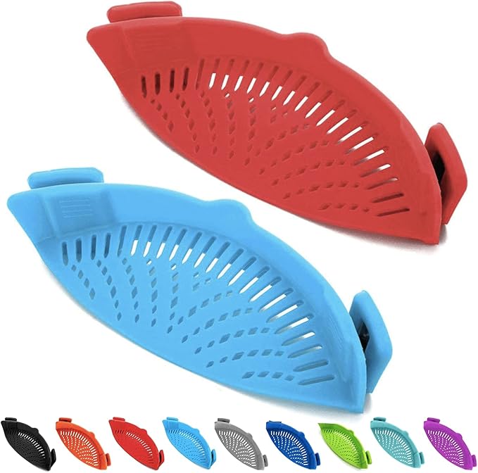 2 Pcs Clip on Strainers, Pot Strainer by Qiunizadila