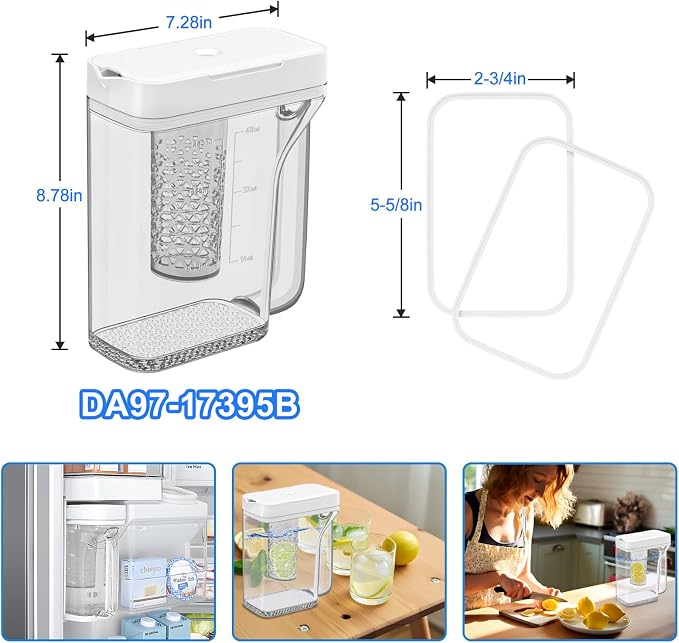 Upgraded DA97-17395B Refrigerator Water Pitcher Compatible - Image 7