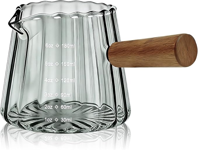 Espresso Measuring Cup 6 Oz, Espresso Glass Cups by Unknown