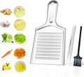 Ginger Grater Tool, Stainless Steel Grater Rustproof 8.46"x4.16" Large Size by LANGMINGDE