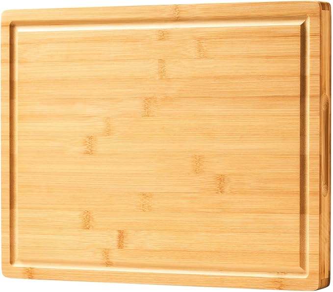 Allsum Large Bamboo Wood Cutting Boards by ALLSUM