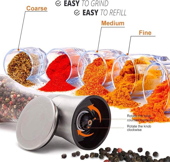 Pepper Grinder or Salt Grinder, Best Spice Mill - Image 5