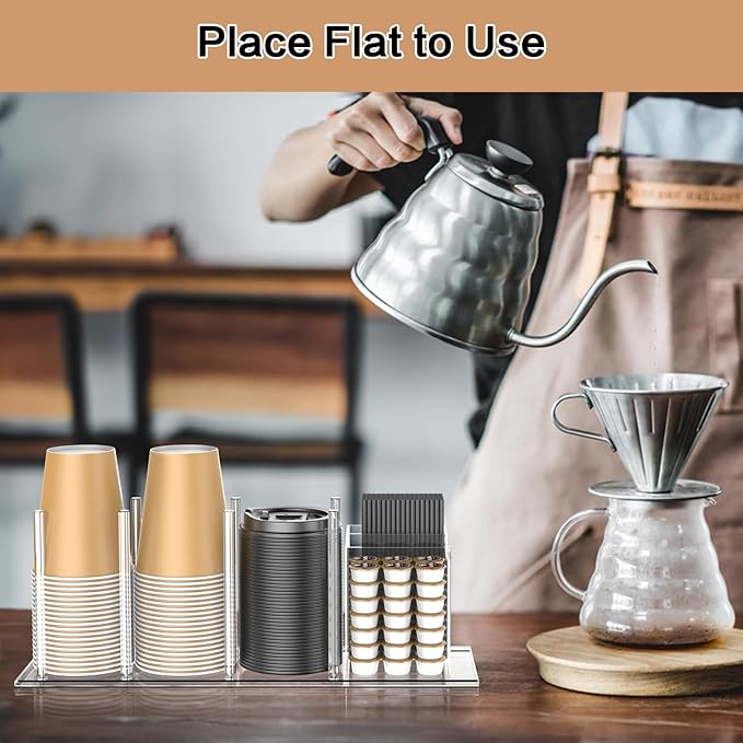 Acrylic Cup and Lid Holder - Image 4