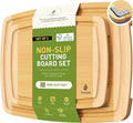 Bamboo Cutting Board Set Non Slip Feet Over Sink Brides Her Wedding Day Bridal by Socisen