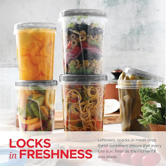 Tafura 10 Pack Leakproof Freezer Containers - Image 3