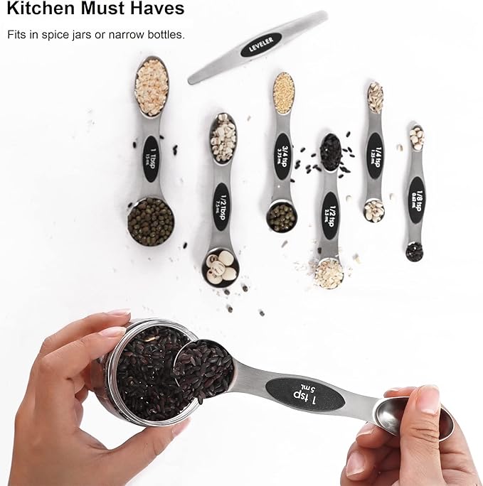Magnetic Measuring Spoons Set - Image 6
