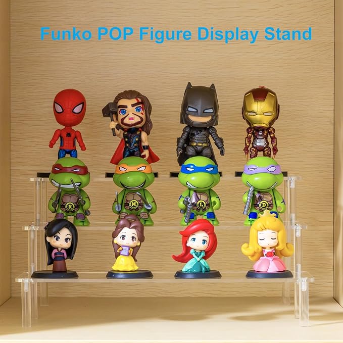 HENABLE 2PCS Large Acrylic Display Risers, Perfume Stand Organizer, Tabletop Use - Image 4