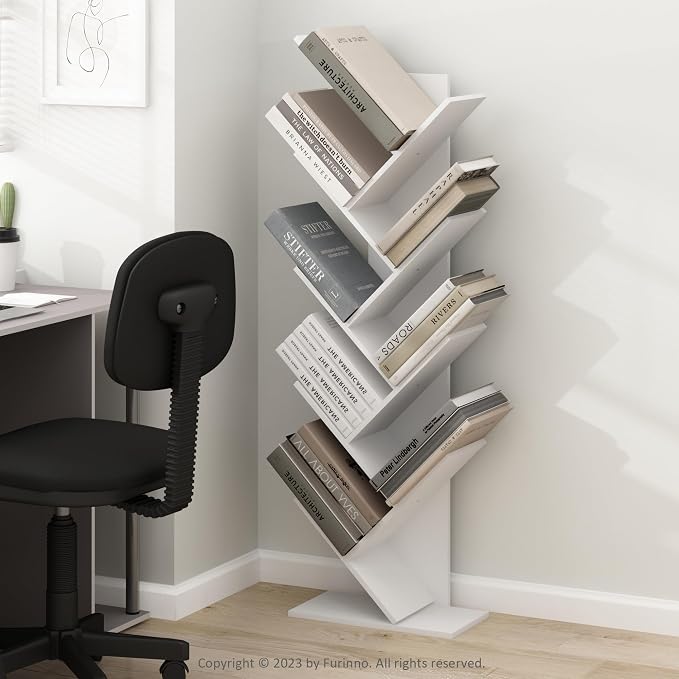 Furinno TREE Book Shelf, 9-Tier Bookshelf, Tree Bookcase - Image 2