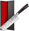 imarku Nakiri Knife, Razor Sharp 7 Inch Multipurpose Vegetable Japanese Chef by imarku