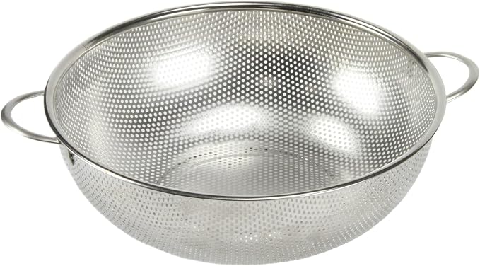 Chef Craft Select Microperforated Colander, 5 Quart, Stainless Steel by ChefCraft