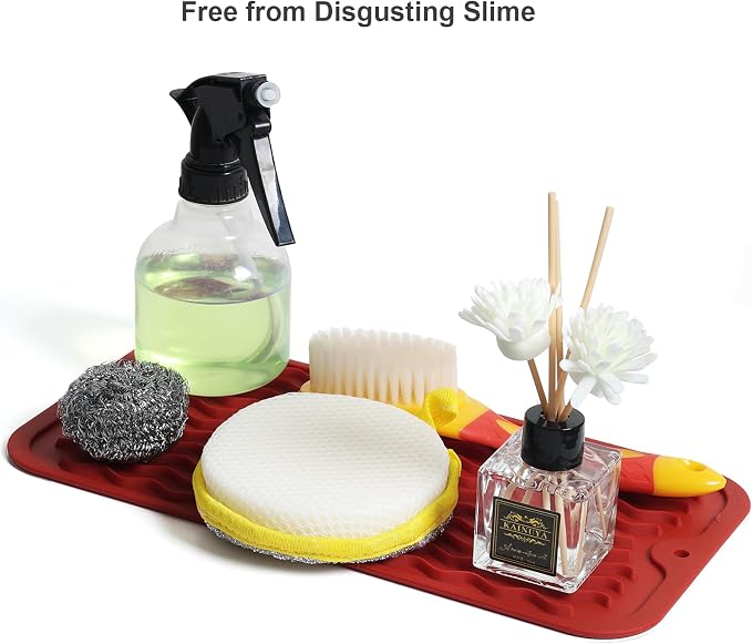 ZLR Silicone Sponge Holder & Sink Caddy Tray - Image 8