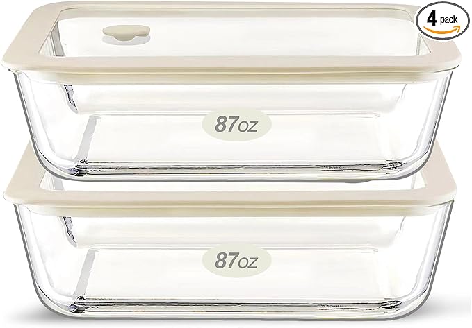 Urban Green Glass Food Container Set by LiveaLifeEasierandGreener