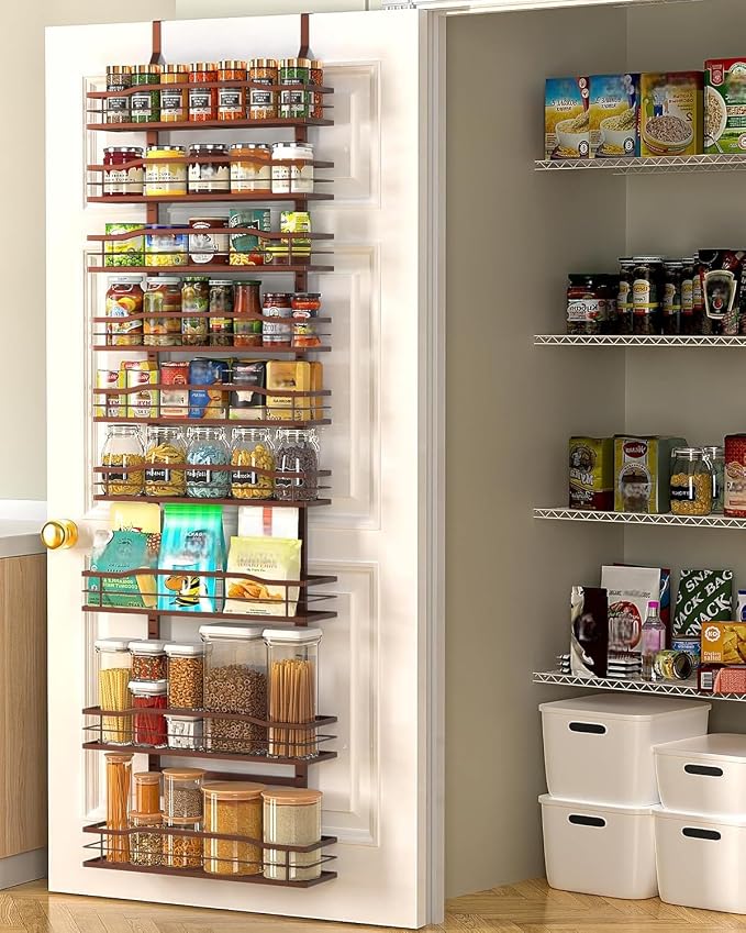Moforoco Bronze 9-Tier Over The Door Pantry Organizer, Pantry Organization And by MOFOROCO