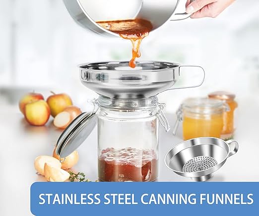 Stainless Steel Canning Funnel Set - Image 7