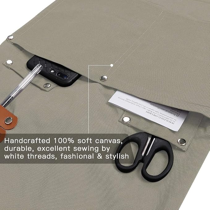 Mignongirl Chef Apron, Cross Back Apron - Image 5