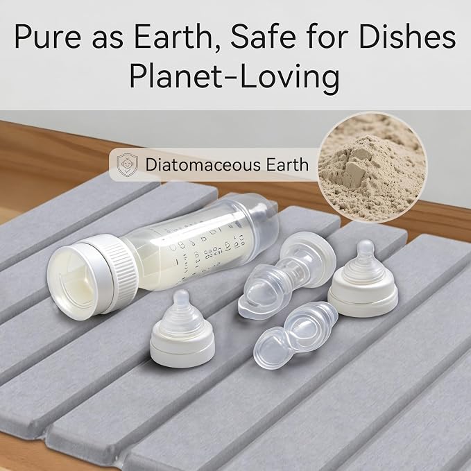 Stone Drying Mat for Kitchen Counter, Drying Matt Kitchen Counter, Quick Dry - Image 5