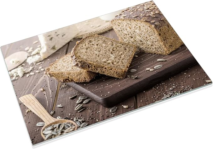 JAMBALAY Tempered Glass Cutting Board, Scratch Resistant, Heat Resistant by JAMBALAY