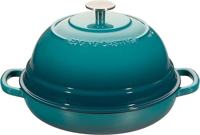 EDGING CASTING Enameled Cast Iron Dutch Oven Pot by EDGINGCOOKWARE