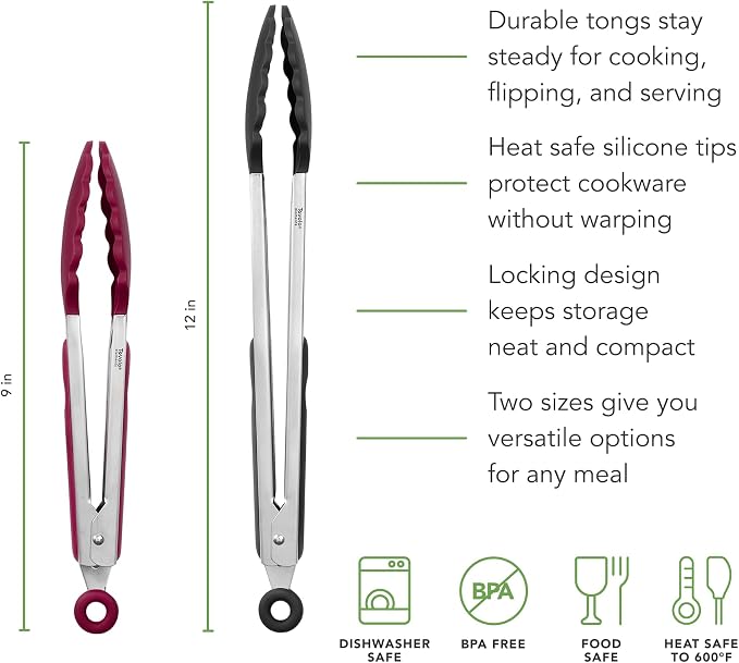 Tovolo Stainless Steel Tongs - Image 5