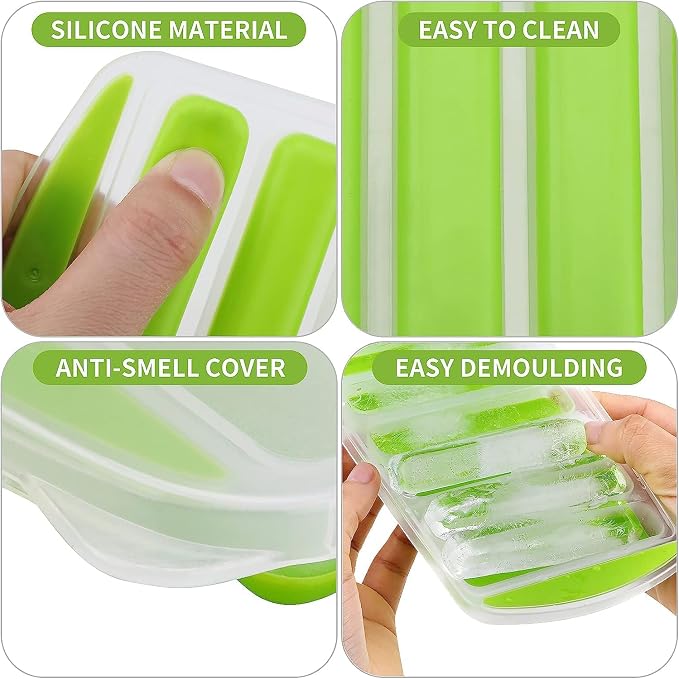 2 Pcs Long Ice Stick Tray Silicone - Image 3