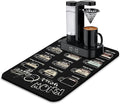 Fun Coffee Mat 23inx15in, Coffee Bar Mat by Kuyig+Home