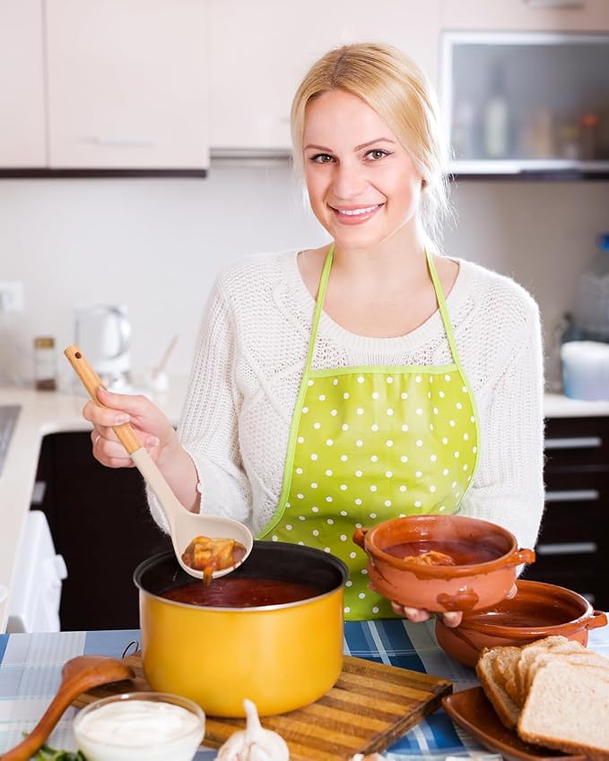 Pack of 2 Soup Ladle, Silicone Ladle Spoon - Image 5