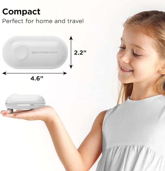 Kitchen Mama Mini Plus Rechargeable Electric Can Opener: USB-C Charging - Image 3
