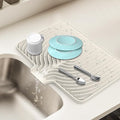 Dish Drying Mat for Kitchen Counter, by JACZZO