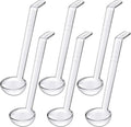 Tioncy 6 Pcs 1 Oz Small Ladle for Serving Sauce 7.09 Inches Plastic Mini Ladles by Tioncy