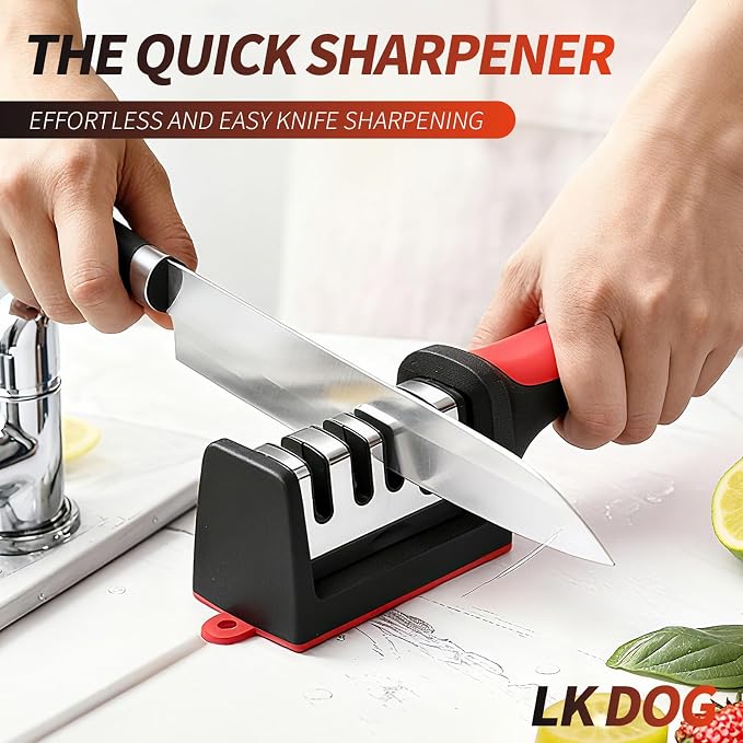 4-in-1 Kitchen Knife Sharpener, Scissor Sharpening - Image 5