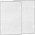 Tebery 2 Pack Heavy-Duty Wire Cooking Rack Baking Racks Fits Half Sheet Pan by Tebery