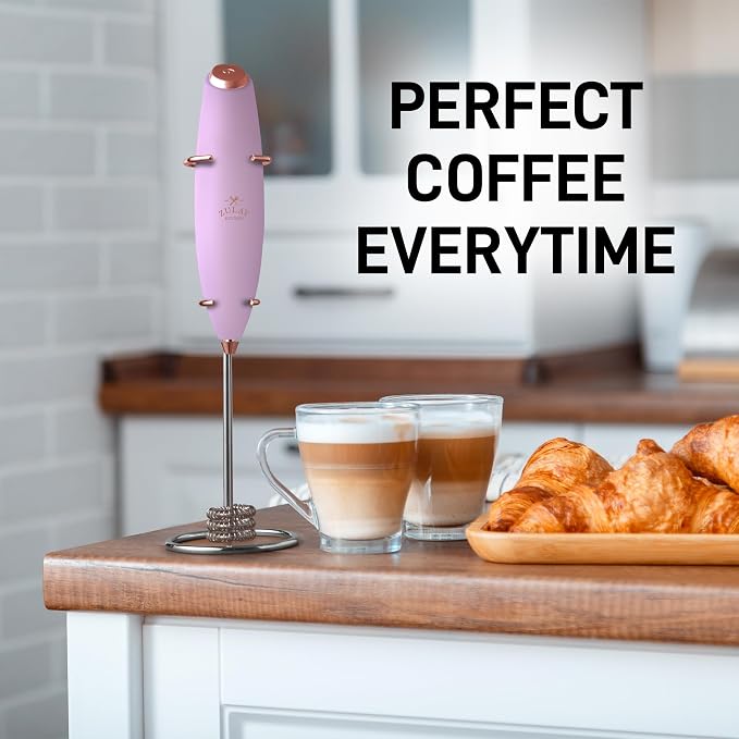Zulay Kitchen Patented Tornado Triple Whisk Milk Frother - Image 8