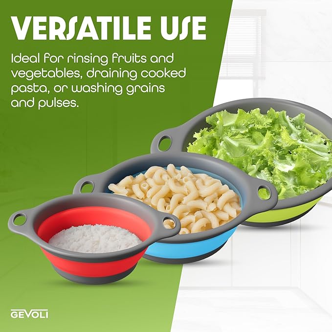 Gevoli Collapsible Colanders - Image 8